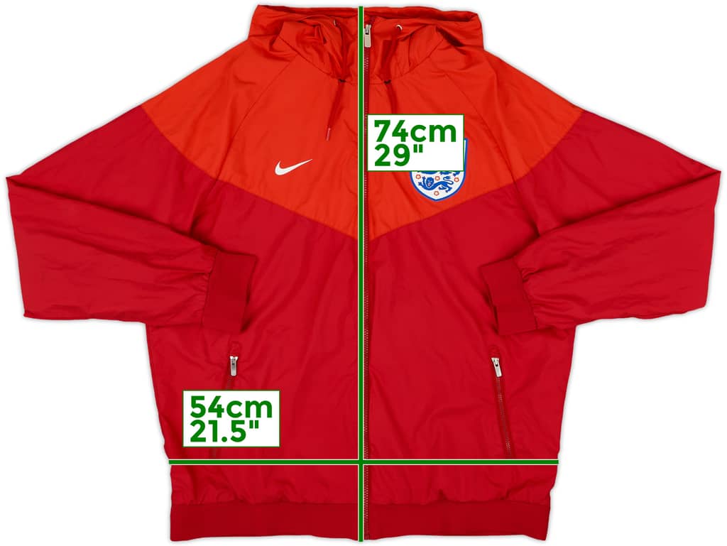 2017-18 England Nike Hooded Track Jacket - 8/10 - (L)