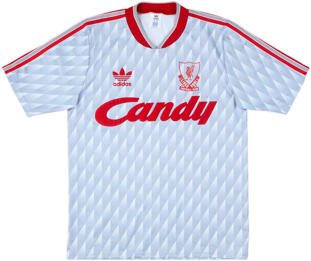 1989-91 Liverpool Away Shirt - 8/10 - (S)