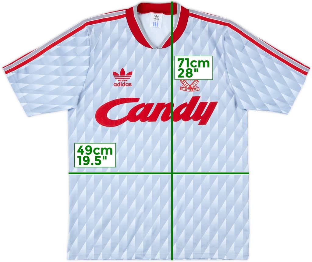 1989-91 Liverpool Away Shirt - 8/10 - (S)