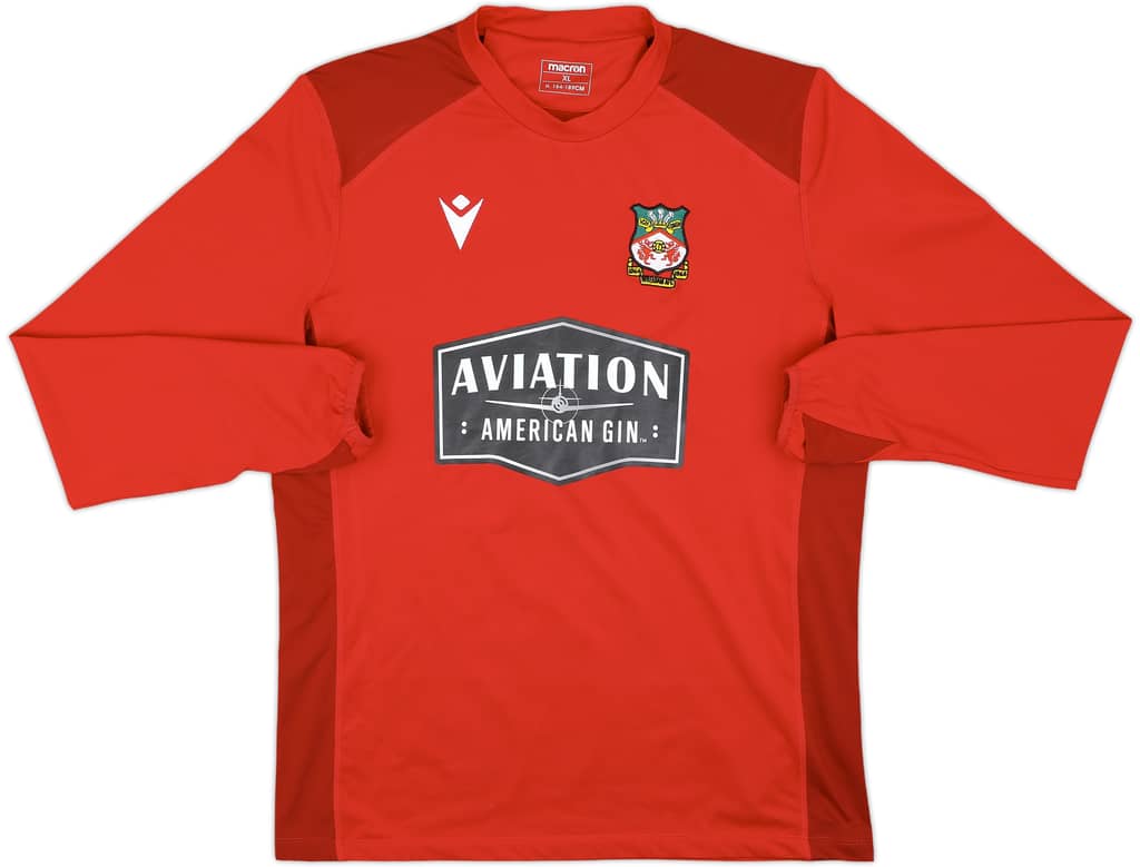 2021-22 Wrexham Macron Training Top - 8/10 - (XL)