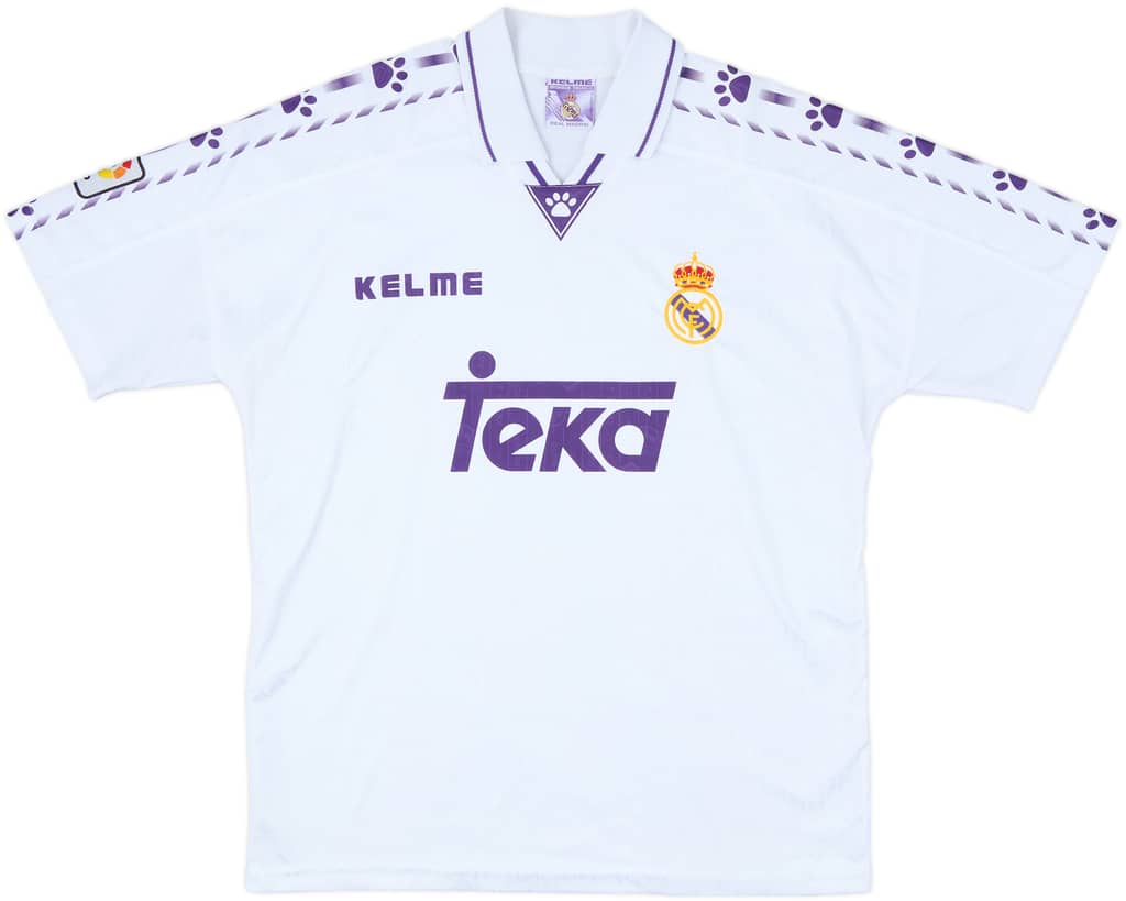 1996-97 Real Madrid Home Shirt - 8/10 - (XL)