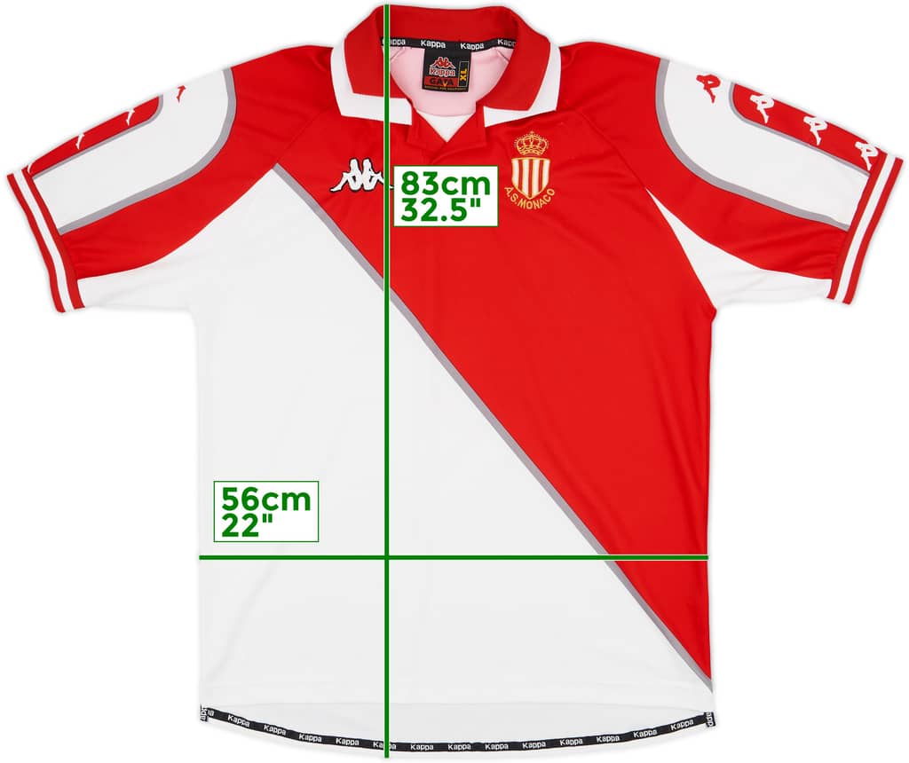 1998-99 Monaco Home Shirt - 7/10 - (XL)
