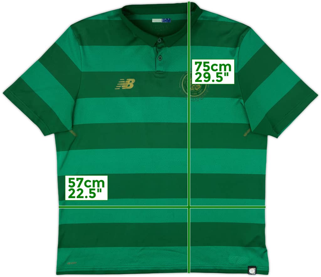 2017-18 Celtic 'Lisbon Lions 50th Anniversary' Away Shirt - 5/10 - (XL)