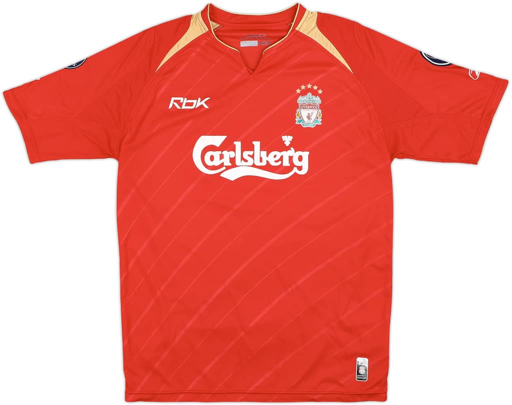 2005-06 Liverpool CL Home Shirt - 7/10 - (M)