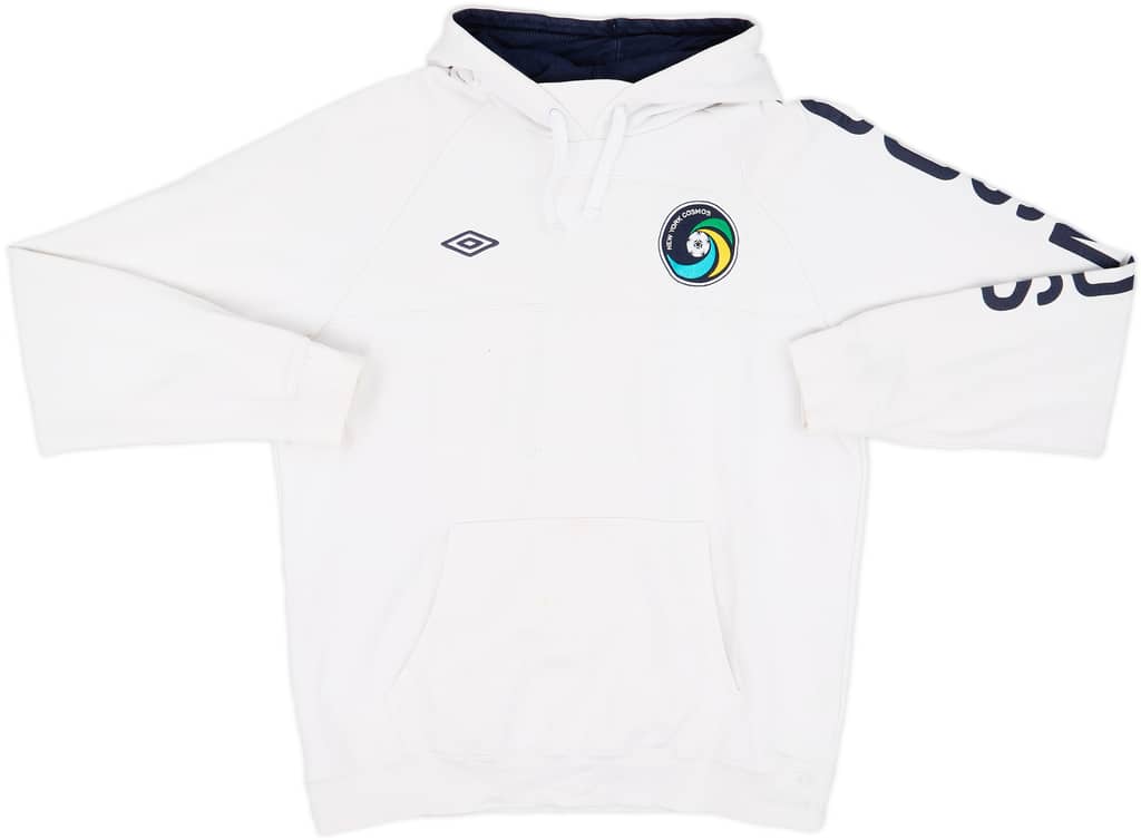 2011-12 New York Cosmos Umbro Hooded Top - 7/10 - (XL)