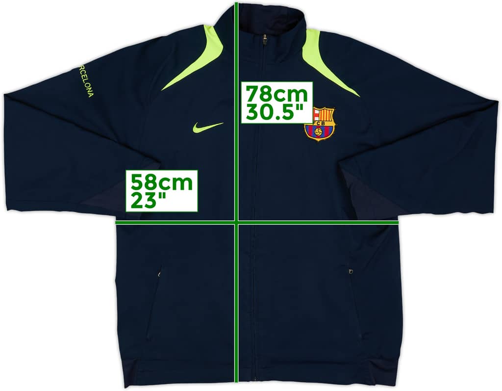 2005-06 Barcelona Nike Track Jacket - 8/10 - (L)