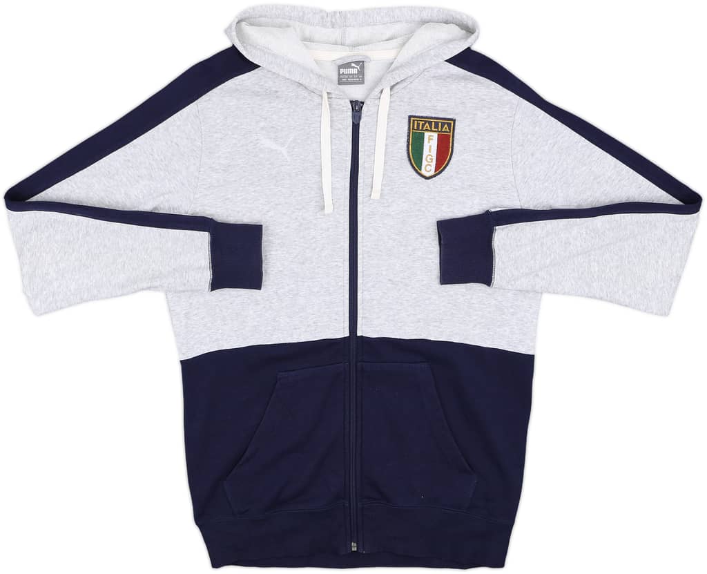 2013-14 Italy Puma Hooded Track Jacket - 9/10 - (M)