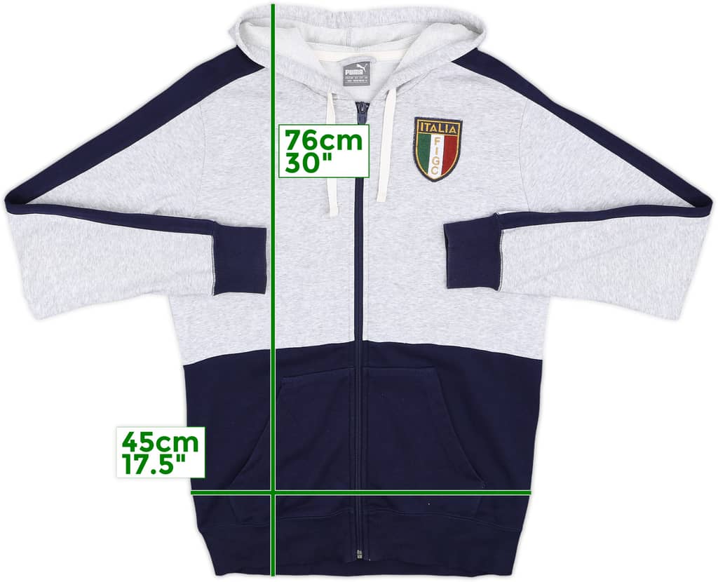 2013-14 Italy Puma Hooded Track Jacket - 9/10 - (M)