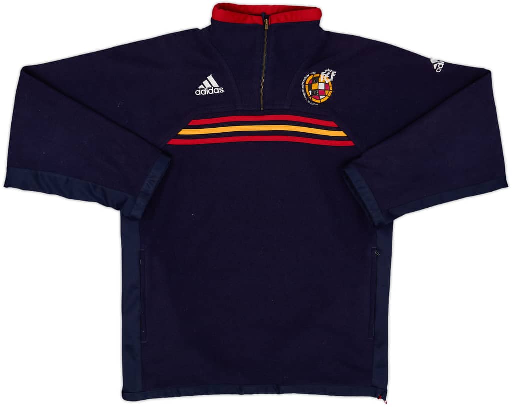 1998-00 Spain adidas 1/4 Zip Fleece Top - 8/10 - (L)