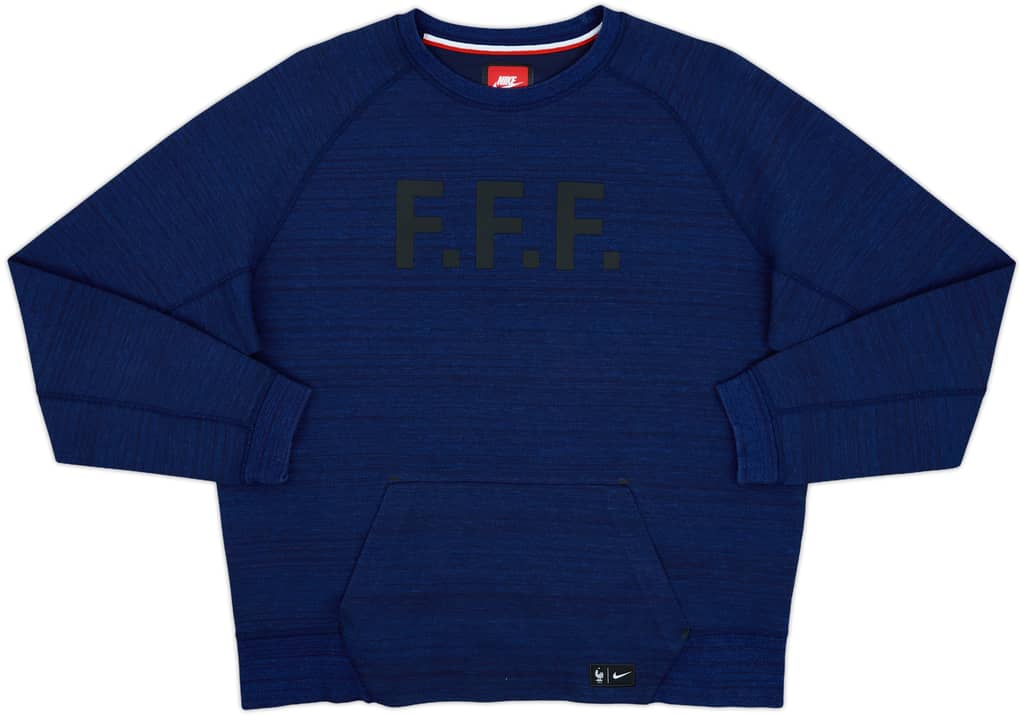 2016-17 France Nike Sweat Top - 9/10 - (XL)
