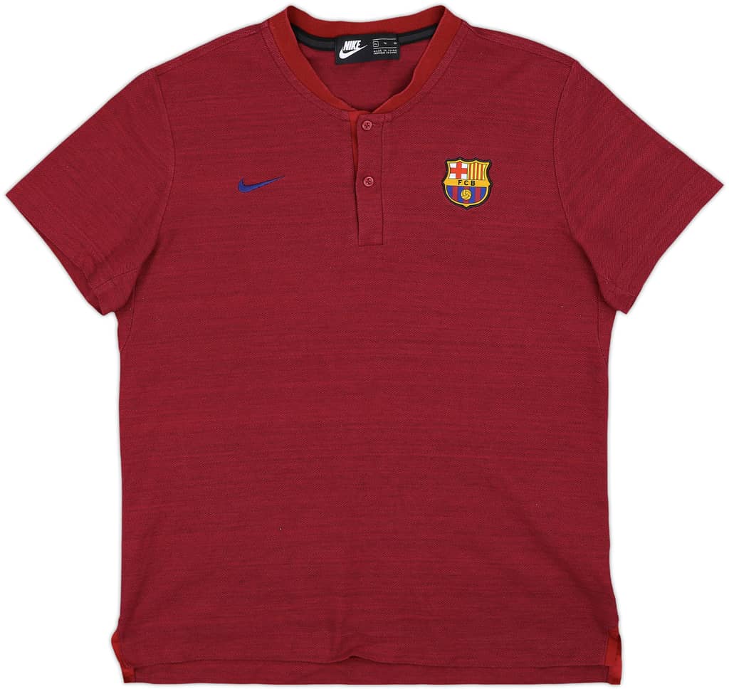 2018-19 Barcelona Nike Polo Shirt - 9/10 - (XL)