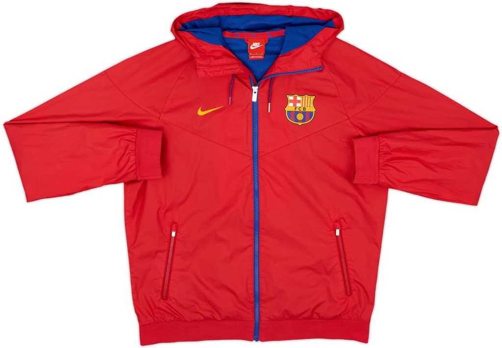 2016-17 Barcelona Nike Hooded Track Jacket - 8/10 - (M)