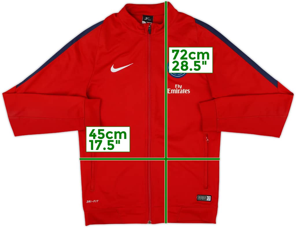 2016-17 Paris Saint-Germain Nike Track Jacket - 6/10 - (S)