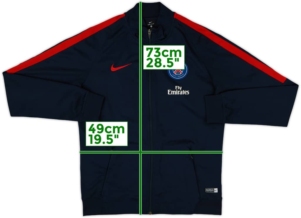 2016-17 Paris Saint-Germain Nike Track Jacket - 8/10 - (M)