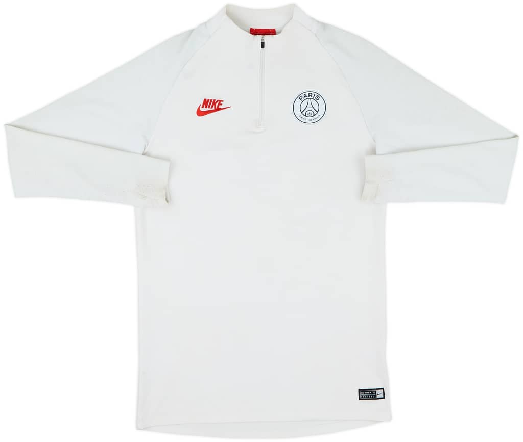 2019-20 Paris Saint-Germain Nike 1/4 Zip Drill Top - 6/10 - (S)