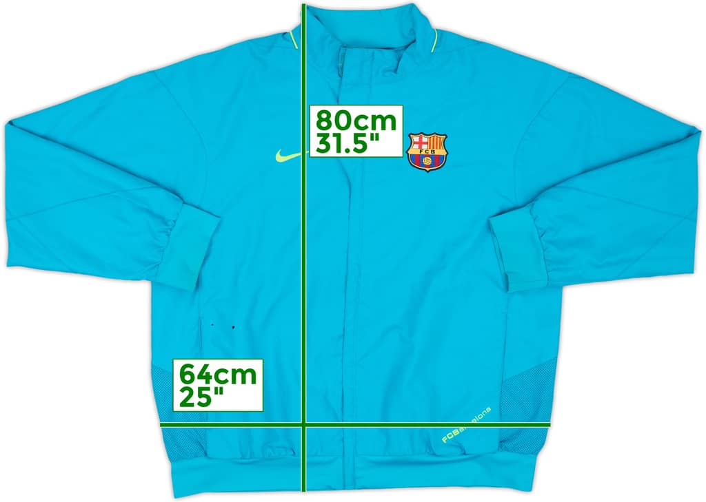 2007-08 Barcelona Nike Track Jacket - 5/10 - (XXL)