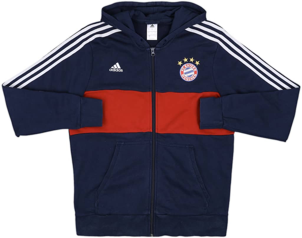 2017-18 Bayern Munich adidas Hooded Track Jacket - 8/10 - (L)