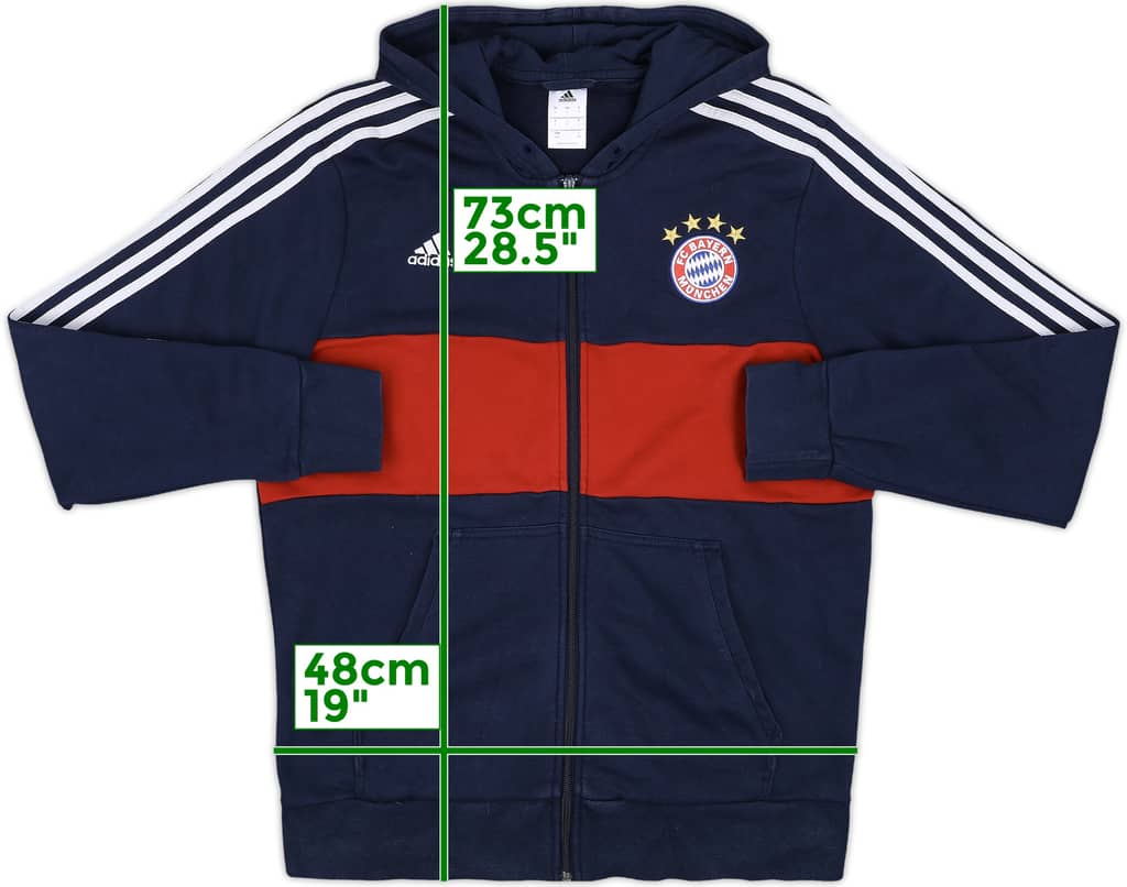 2017-18 Bayern Munich adidas Hooded Track Jacket - 8/10 - (L)