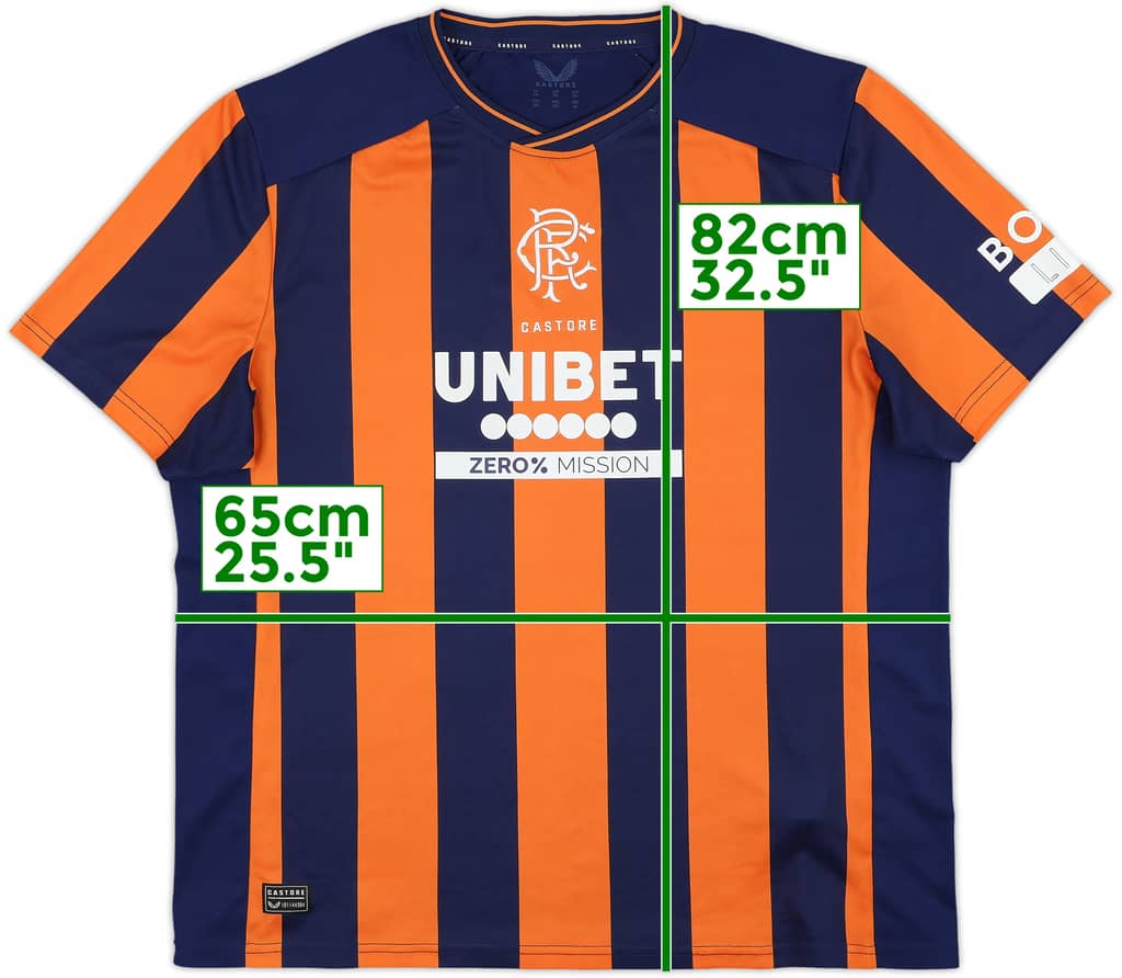 2023-24 Rangers Third Shirt - 8/10 - (XXL)