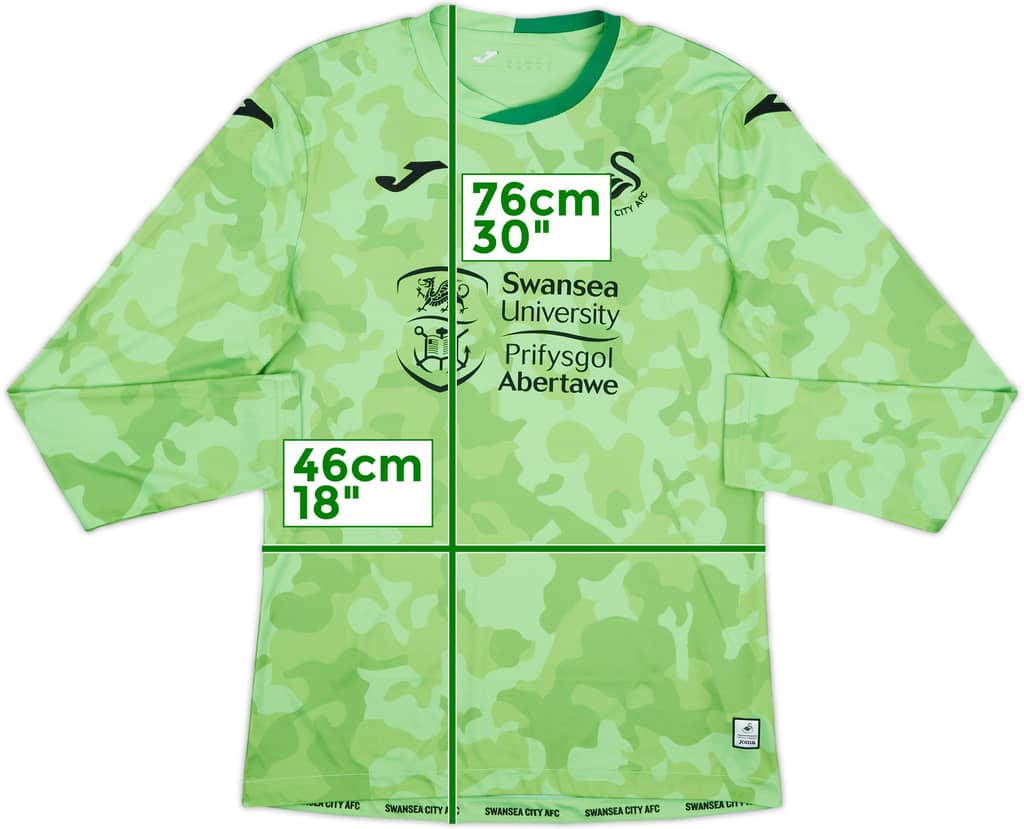 2020-21 Swansea City GK Shirt - 8/10 - (M)