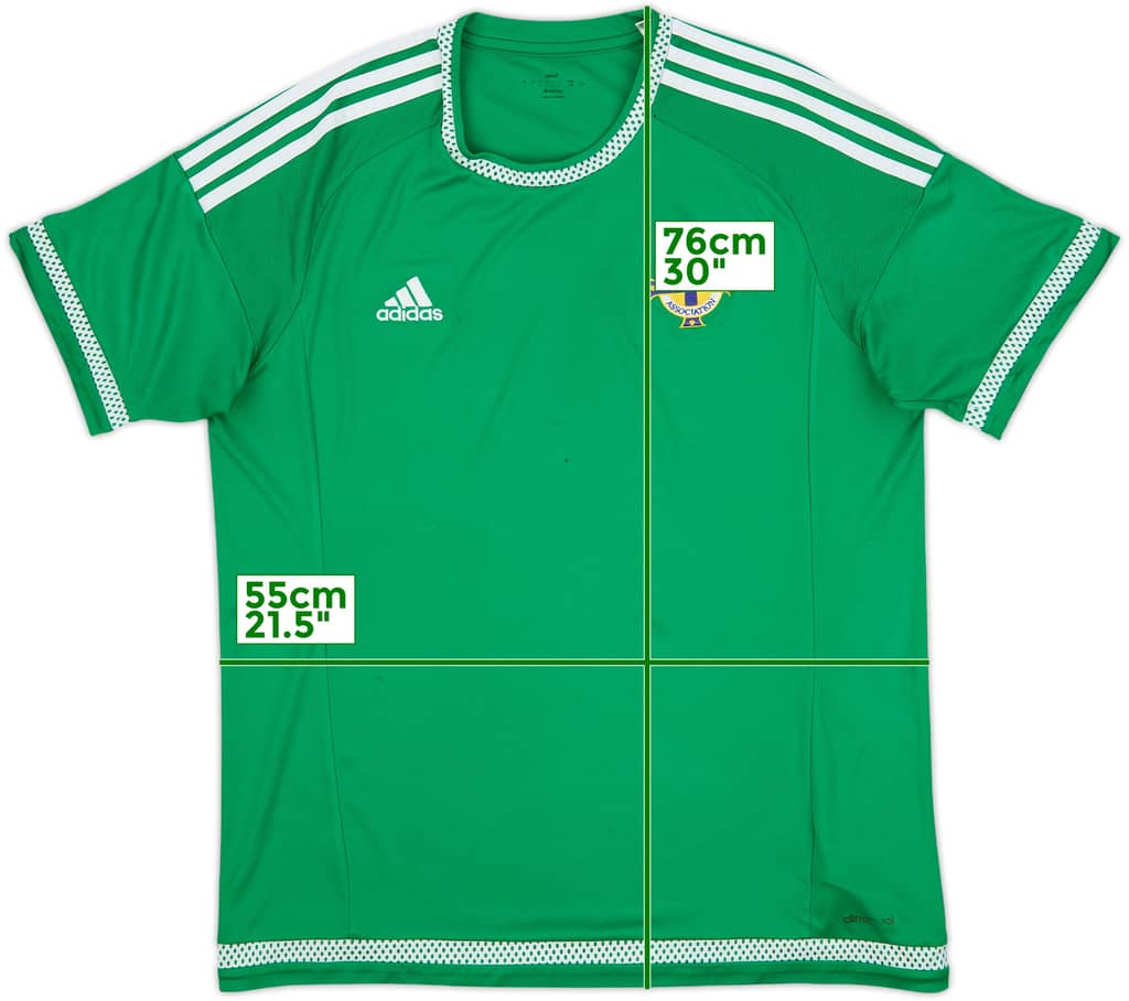 2015 Northern Ireland Home Shirt - 5/10 - (L)