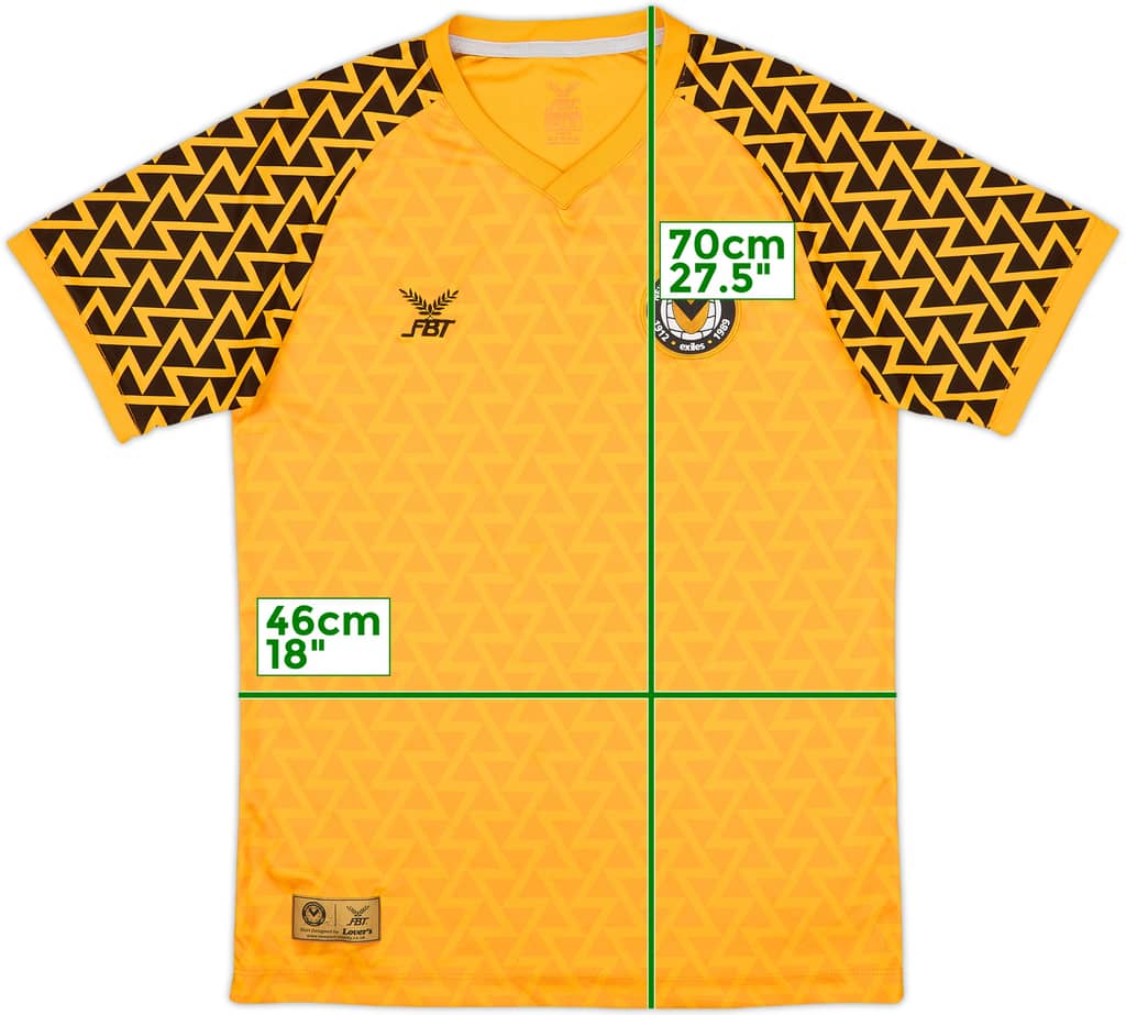 2019-20 Newport County Home Shirt - 7/10 - (XS)