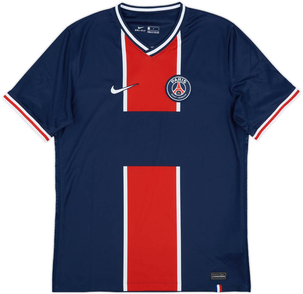 2020-21 Paris Saint-Germain Home Shirt - 8/10 - (M)