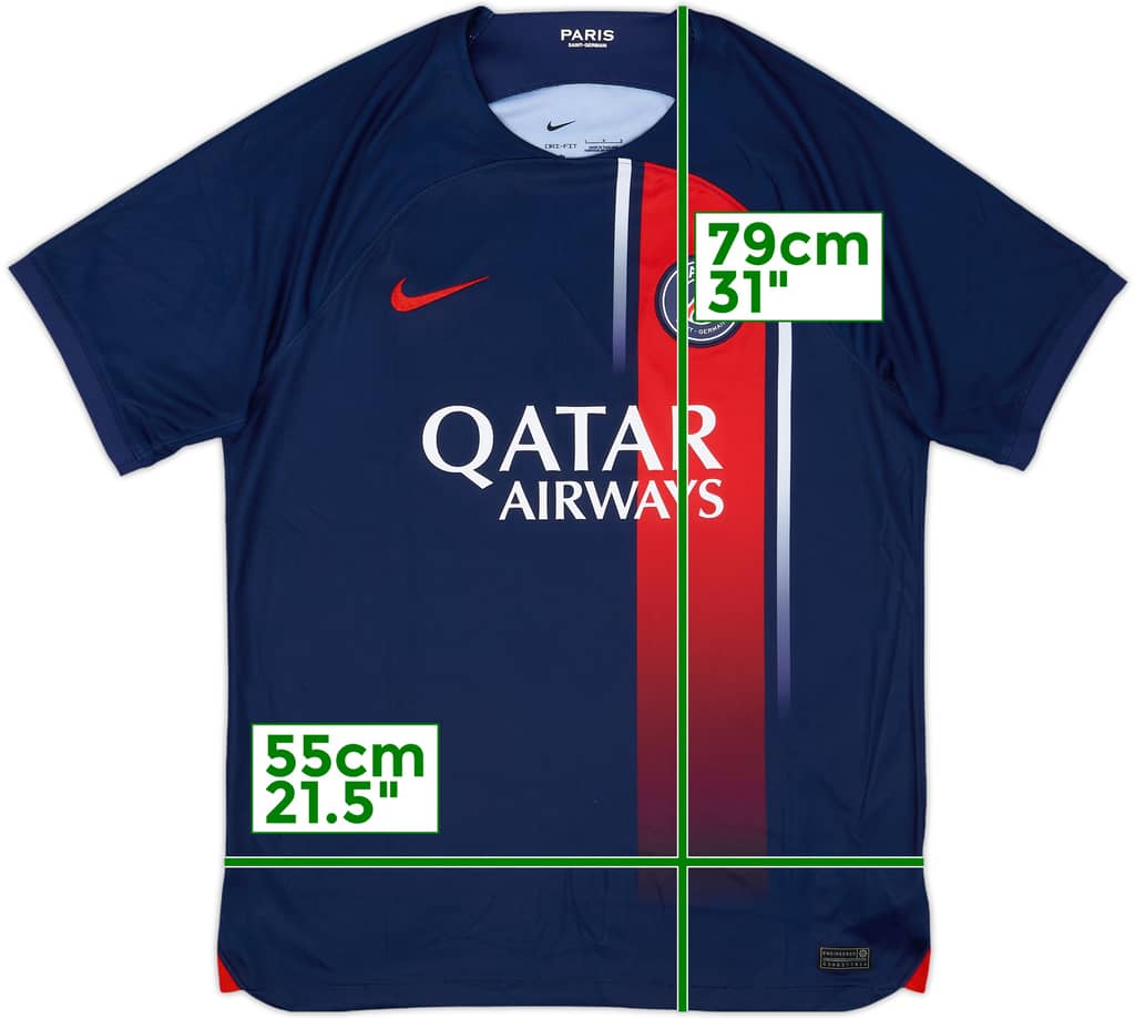 2023-24 Paris Saint-Germain Home Shirt - 10/10 - (L)