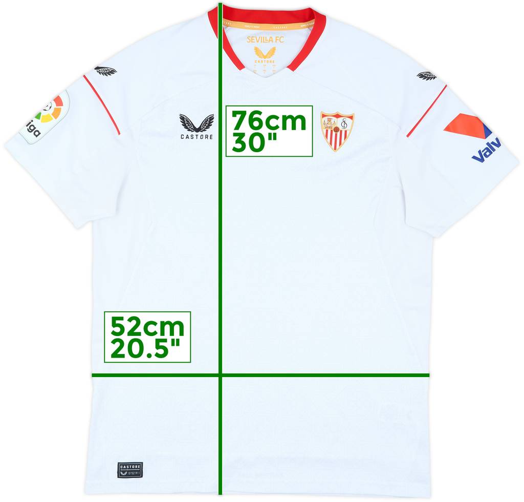 2022-23 Sevilla Home Shirt - 9/10 - (L)