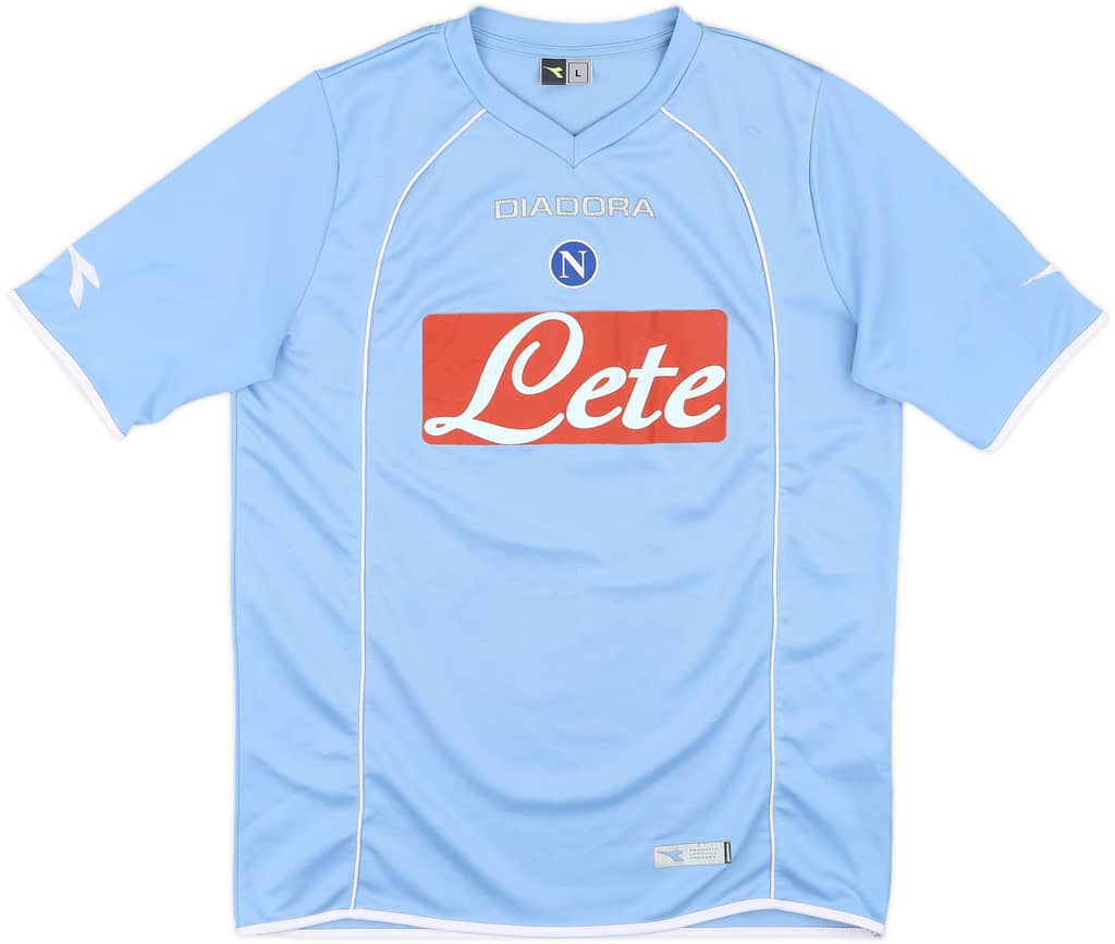 2006-07 Napoli Home Shirt - 7/10 - (L)