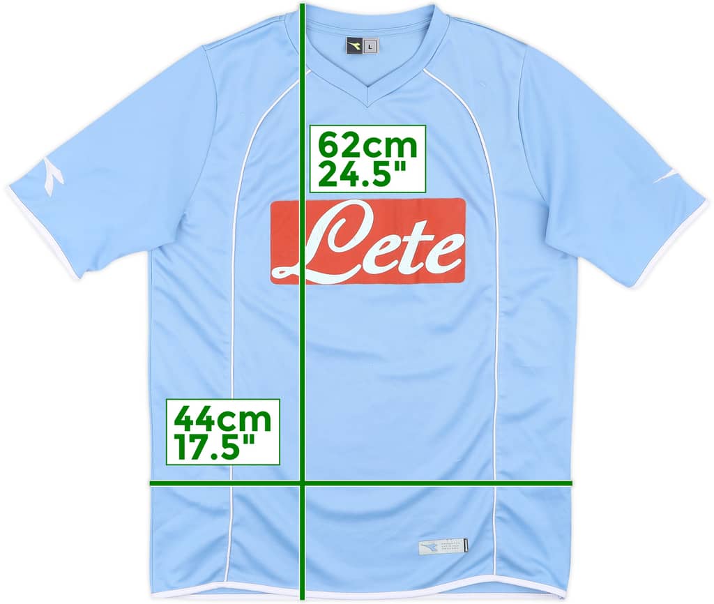 2006-07 Napoli Home Shirt - 7/10 - (L)