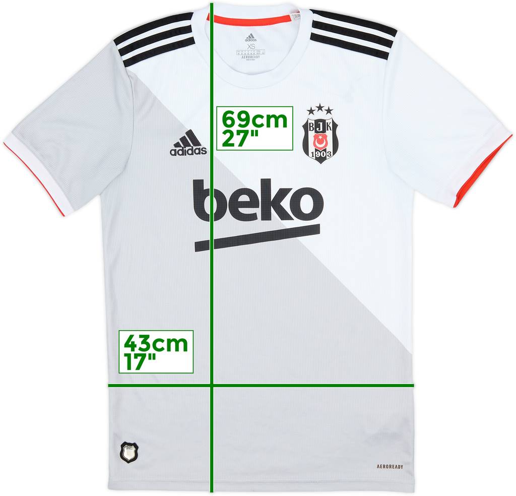 2020-21 Besiktas Home Shirt - 6/10 - (XS)