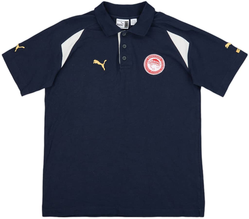 2002-03 Olympiakos Puma Polo Shirt - 8/10 - (XL.Boys)