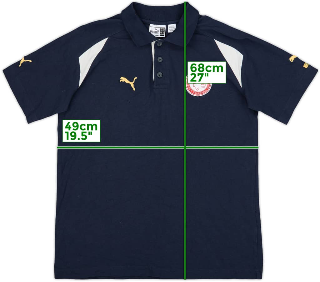 2002-03 Olympiakos Puma Polo Shirt - 8/10 - (XL.Boys)