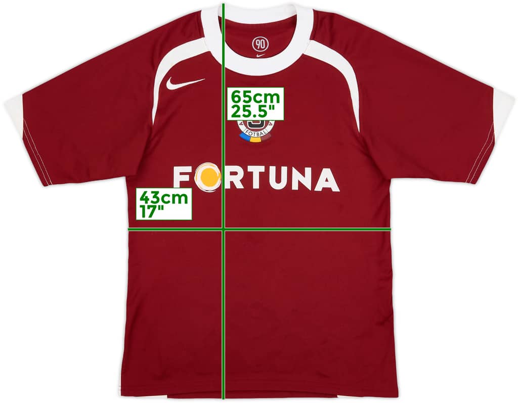 2006-07 Sparta Prague Home Shirt - 7/10 - (XS)