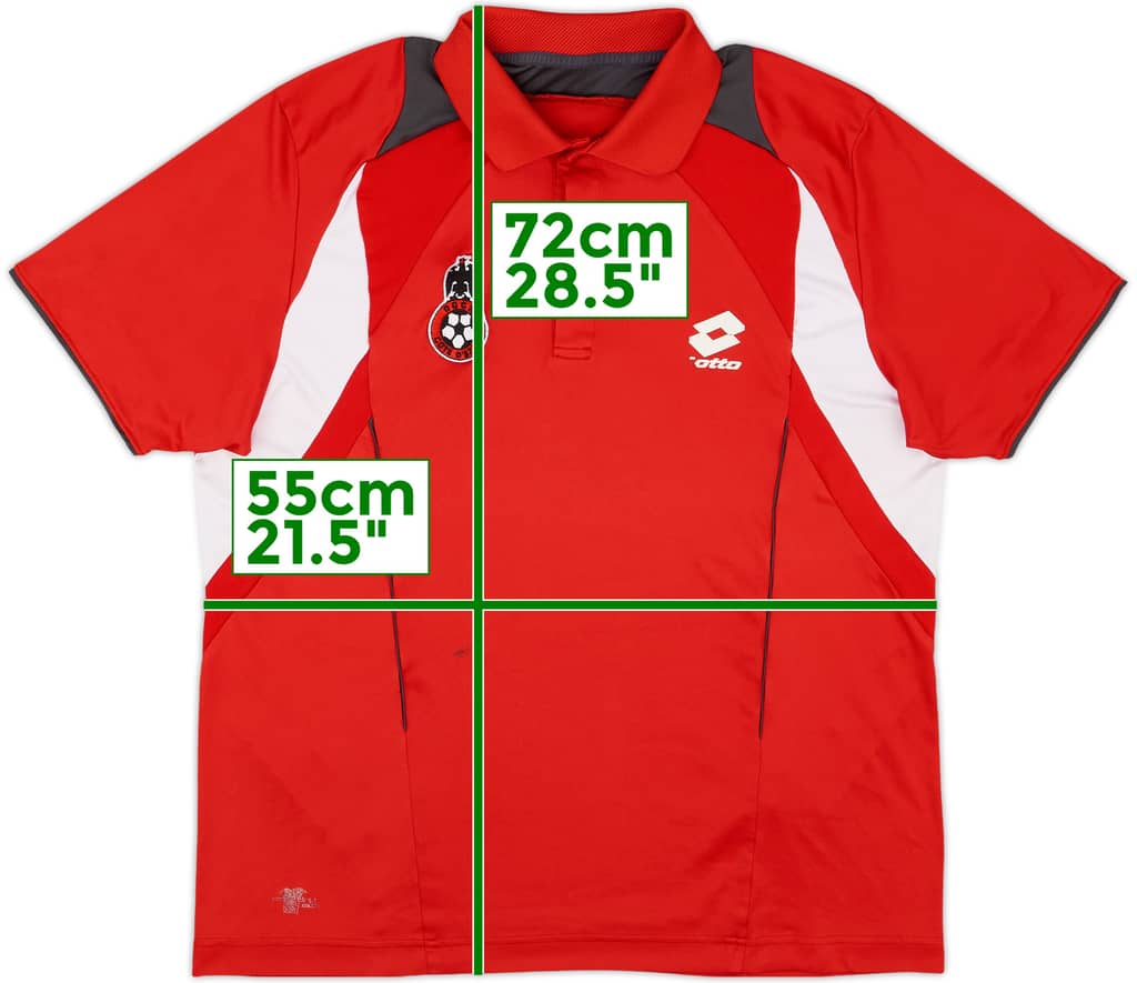 2010-11 OGC Nice Lotto Polo Shirt - 5/10 - (L)