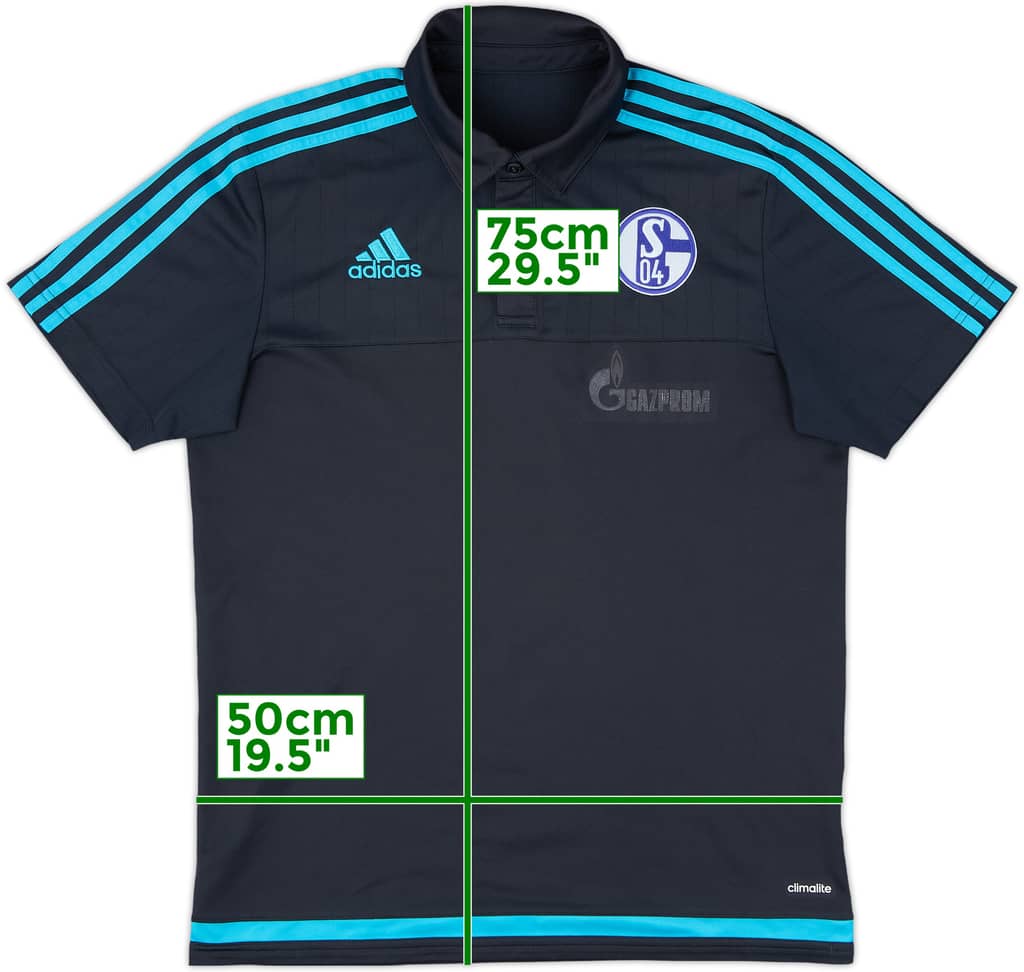 2018-19 Schalke adidas Polo Shirt - 5/10 - (M)