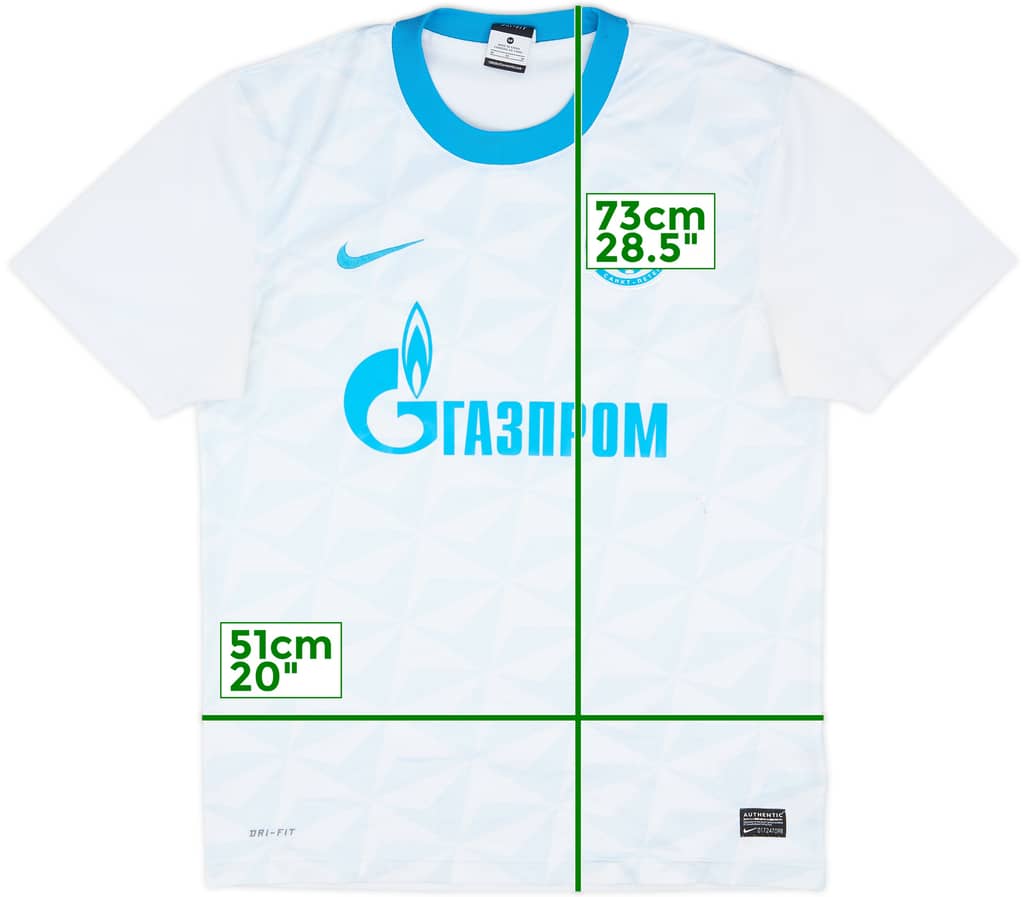 2011-12 Zenit St. Petersburg Away Shirt - 6/10 - (M)