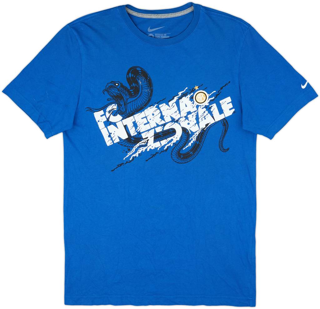 2011-12 Inter Milan Nike Graphic Tee - 7/10 - (M)