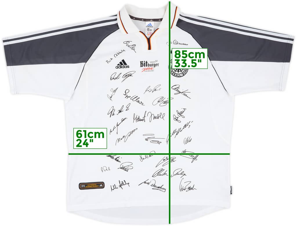 2000-02 Germany 'Squad Signed' Home Shirt - 7/10 - (XL)