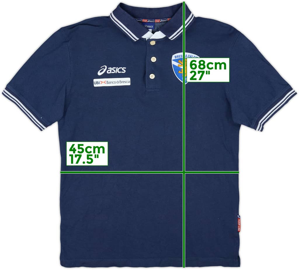 2006-07 Brescia Asics Polo Shirt - 8/10 - (M)