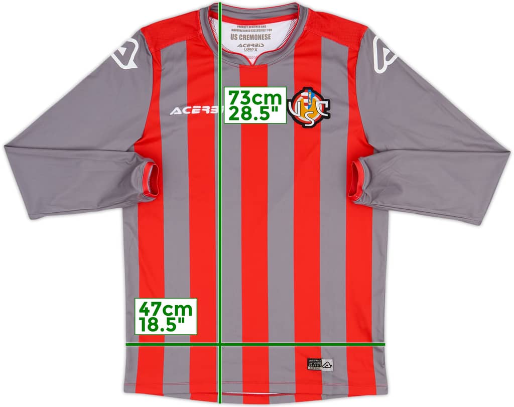 2019-20 Cremonese Home L/S Shirt - 9/10 - (M)