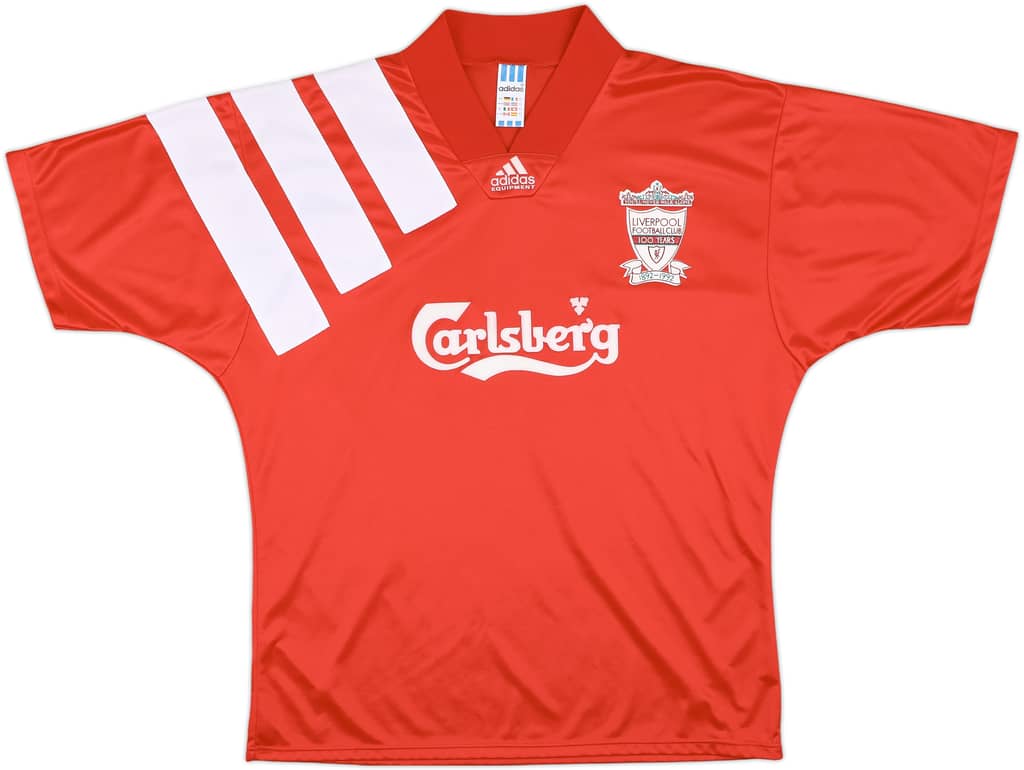 1992-93 Liverpool Centenary Home Shirt - 7/10 - (XL)