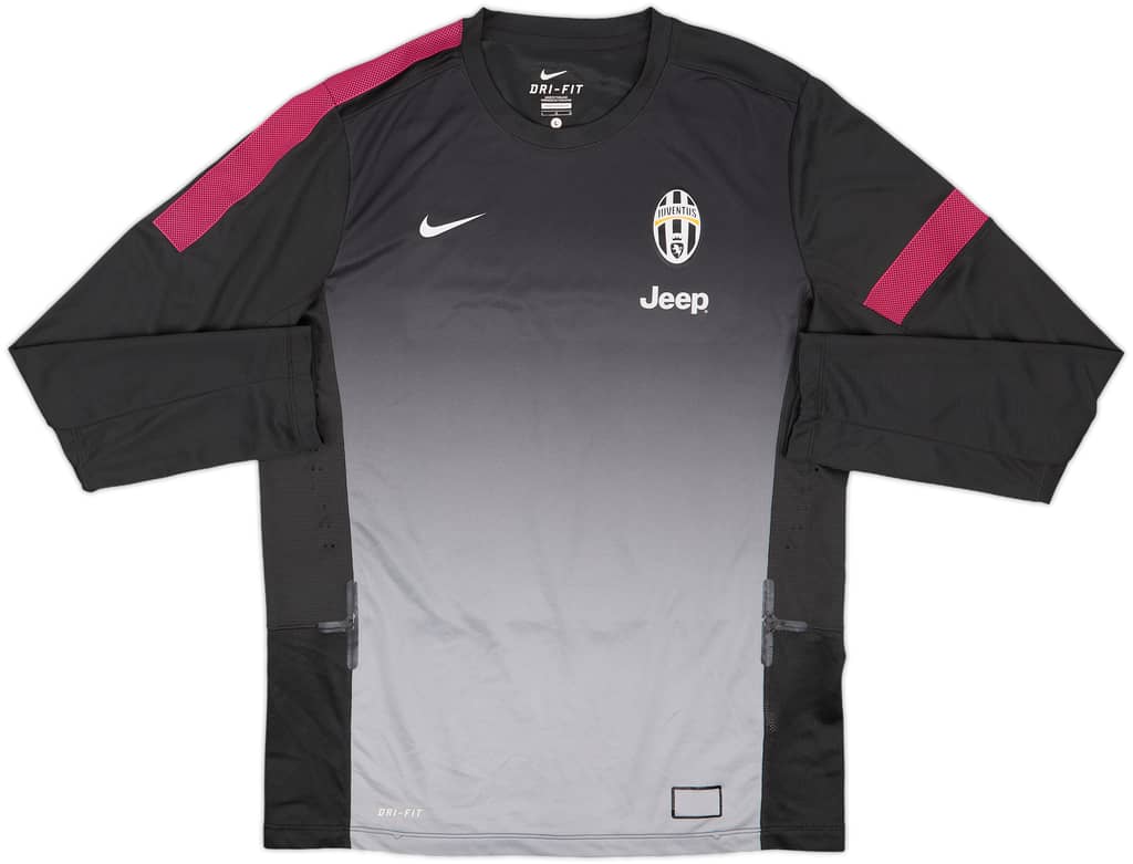 2013-14 Juventus Nike Player Issue Training L/S Shirt - 7/10 - (L)