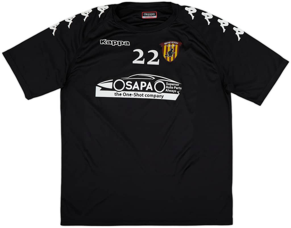 2020-21 Benevento Kappa Player Issue Training Shirt #22 - 9/10 - (XL)