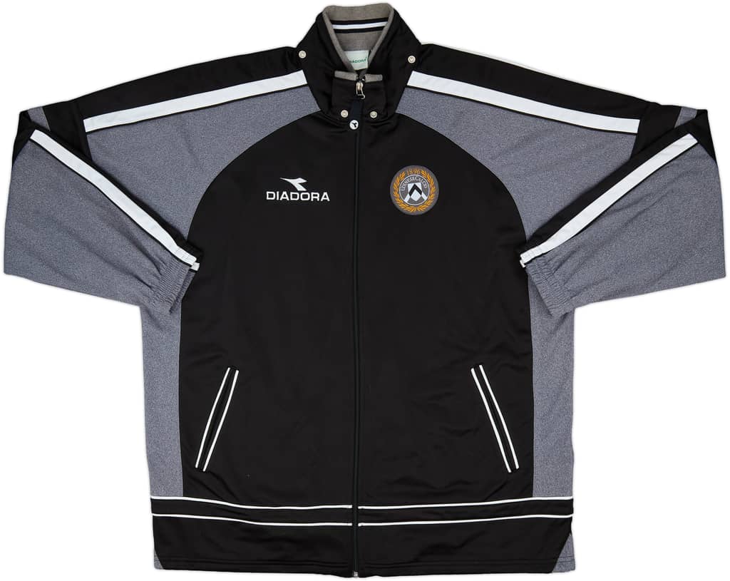 2000-01 Udinese Diadora Hooded Track Jacket - 8/10 - (L)