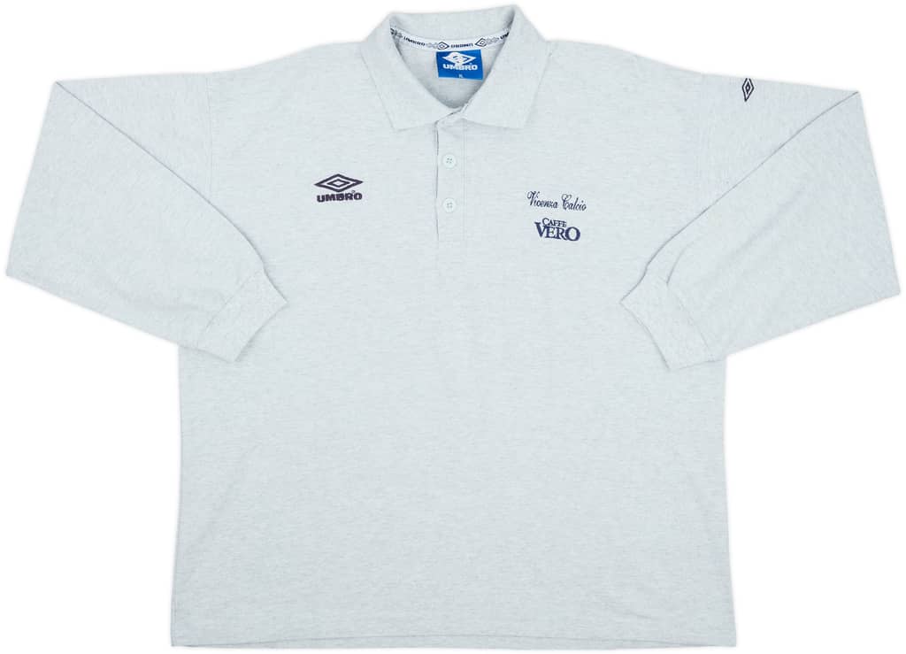 1999-00 Vicenza Umbro Polo L/S Shirt - 9/10 - (XL)