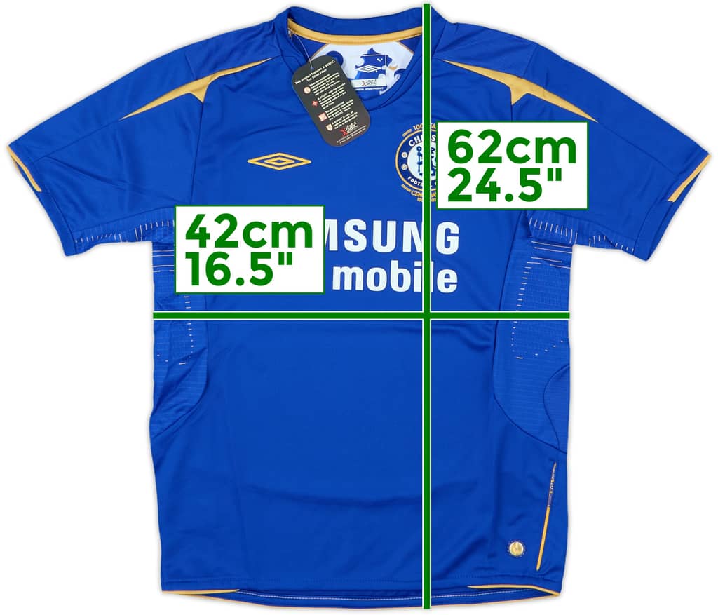 2005-06 Chelsea Centenary Home Shirt (M.Boys)