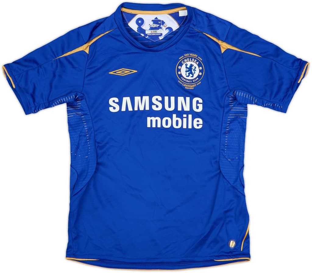 2005-06 Chelsea Centenary Home Shirt - 6/10 - (M.Boys)