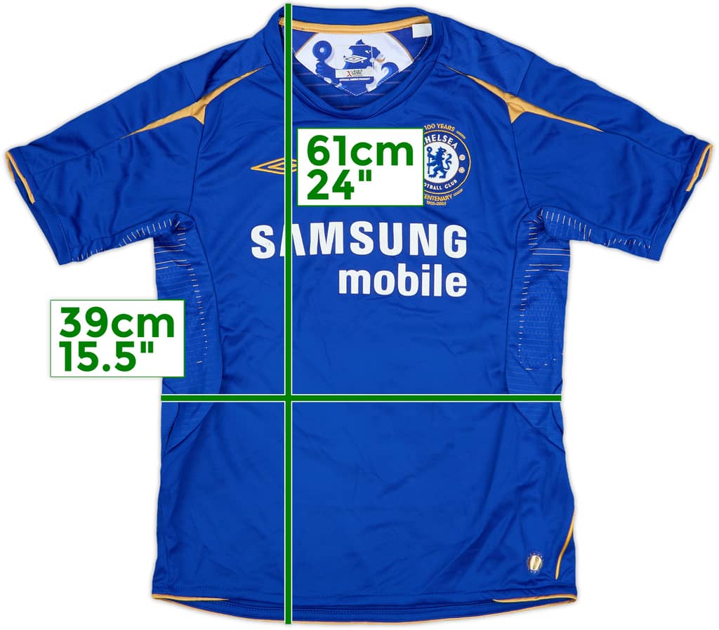 2005-06 Chelsea Centenary Home Shirt - 6/10 - (M.Boys)